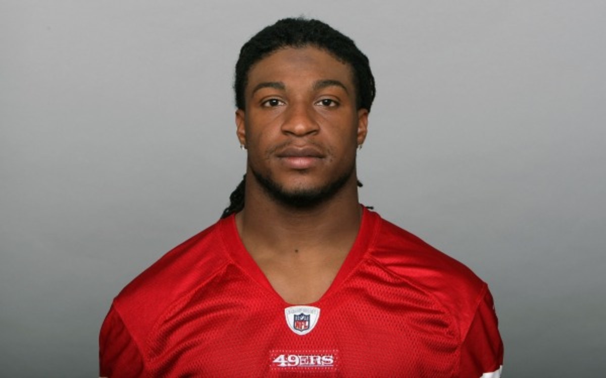 Bucs safety Dahson Goldson has been fined $30,000 for his helmet-to-helmet hit. (NFL via Getty Images)